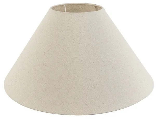 Látkové tienidlo béžové okrúhle šikmé 50/17,5/25