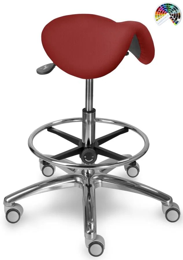 MAYER Zdravotnícka stolička 1213 G MI DENT čalúnenie SILVERTEX MEDIFLEX koženka