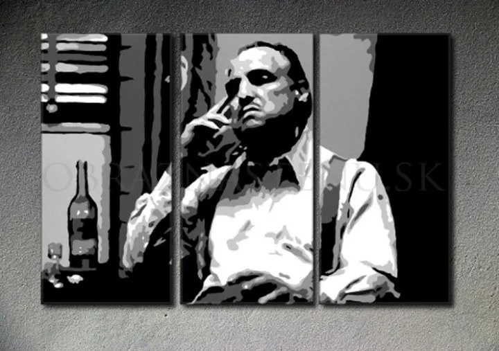 Ručne maľovaný POP Art obraz Marlon Brando | rôzne rozmery