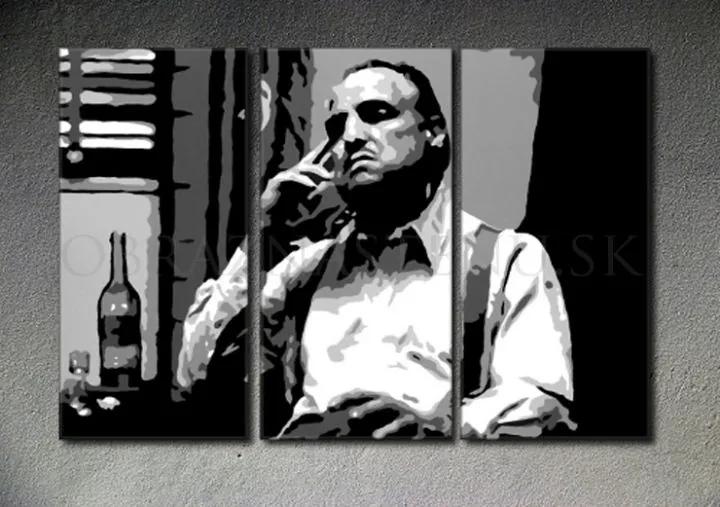 Ručne maľovaný POP Art obraz Marlon Brando