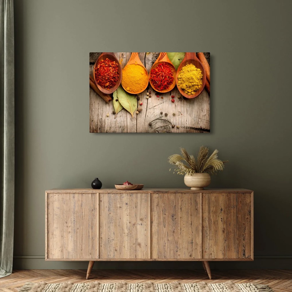 Obraz - Korenie na dreve (90x60 cm)