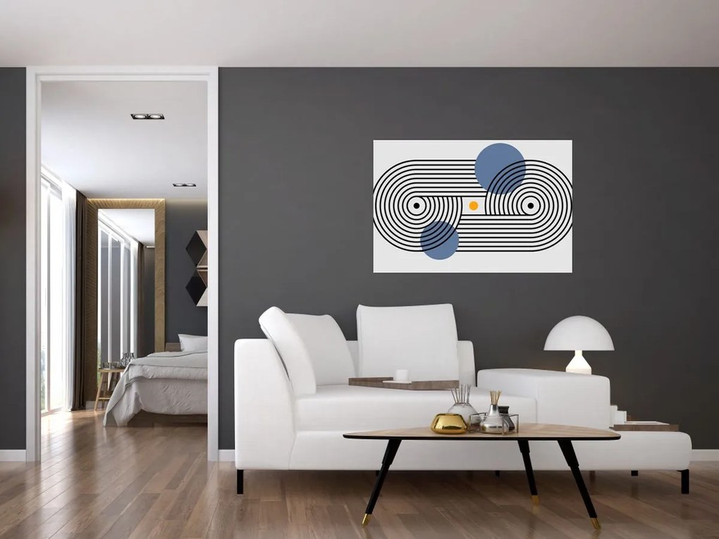 Obraz - Minimalistická abstrakcia N⁰3 (90x60 cm)