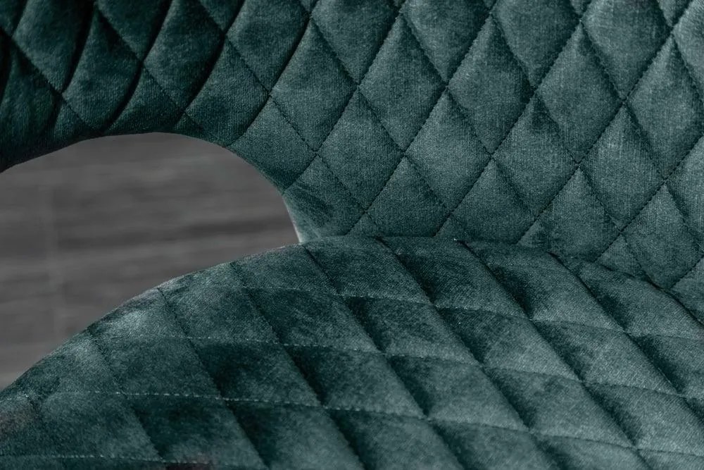Invicta Interior - Elegantná stolička PARIS benzínová zamat
