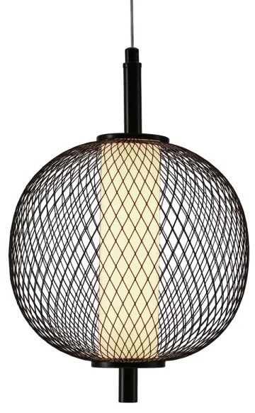 LED závesný luster na lanku PUMA LED/10W/230V pr. 20 cm čierny