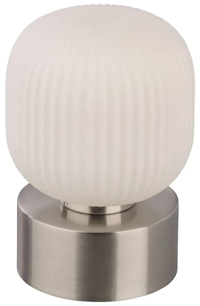 LIVARNO home Stolná LED lampa (stolná lampa, drážkované sklo) (100357117)