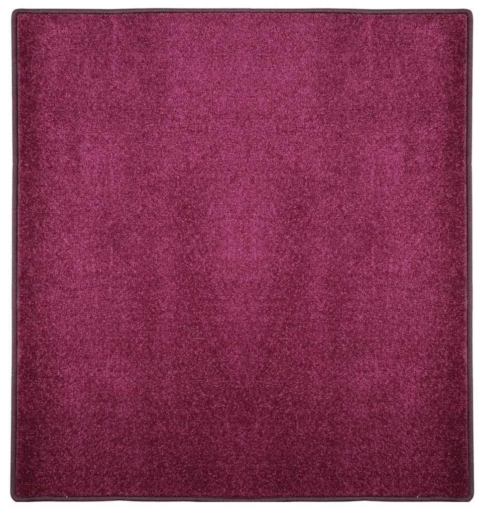 Kusový koberec Eton fialový 48 štvorec, 150x150, fialová, chodba / predsieň, Vopi