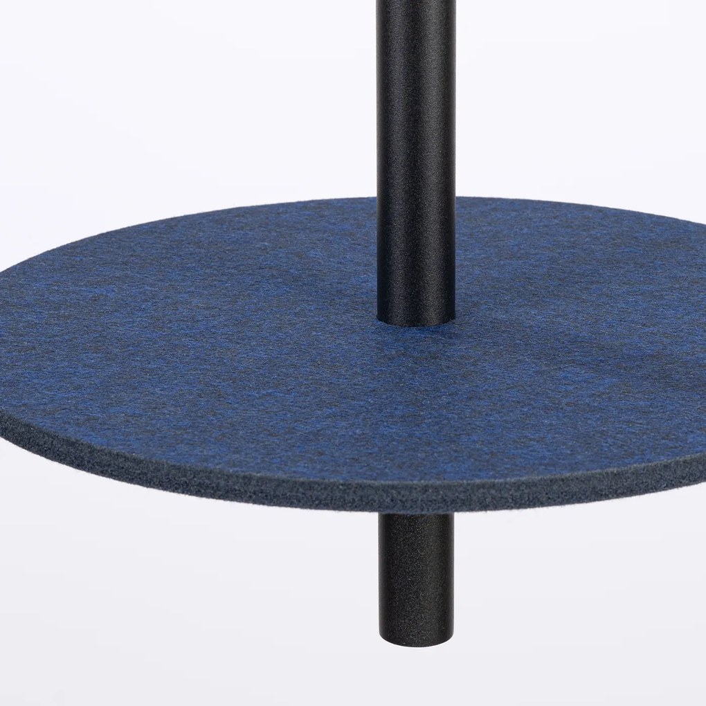 Závesné svietidlo Feltro 1, 1x čierne kovové tienidlo, bl