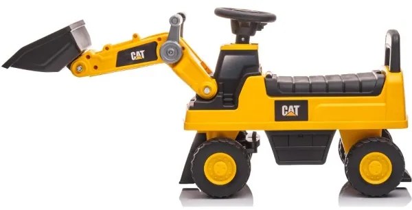 Odrážadlo nakladač CAT 2xAA žltá/čierna