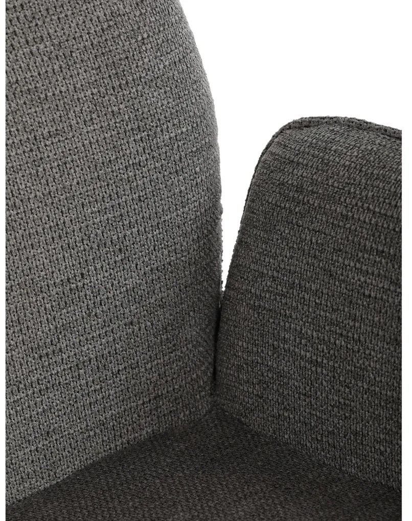 Jedálenská stolička DCH-C2148 GREY2 s vodoodolnýmpoťahom