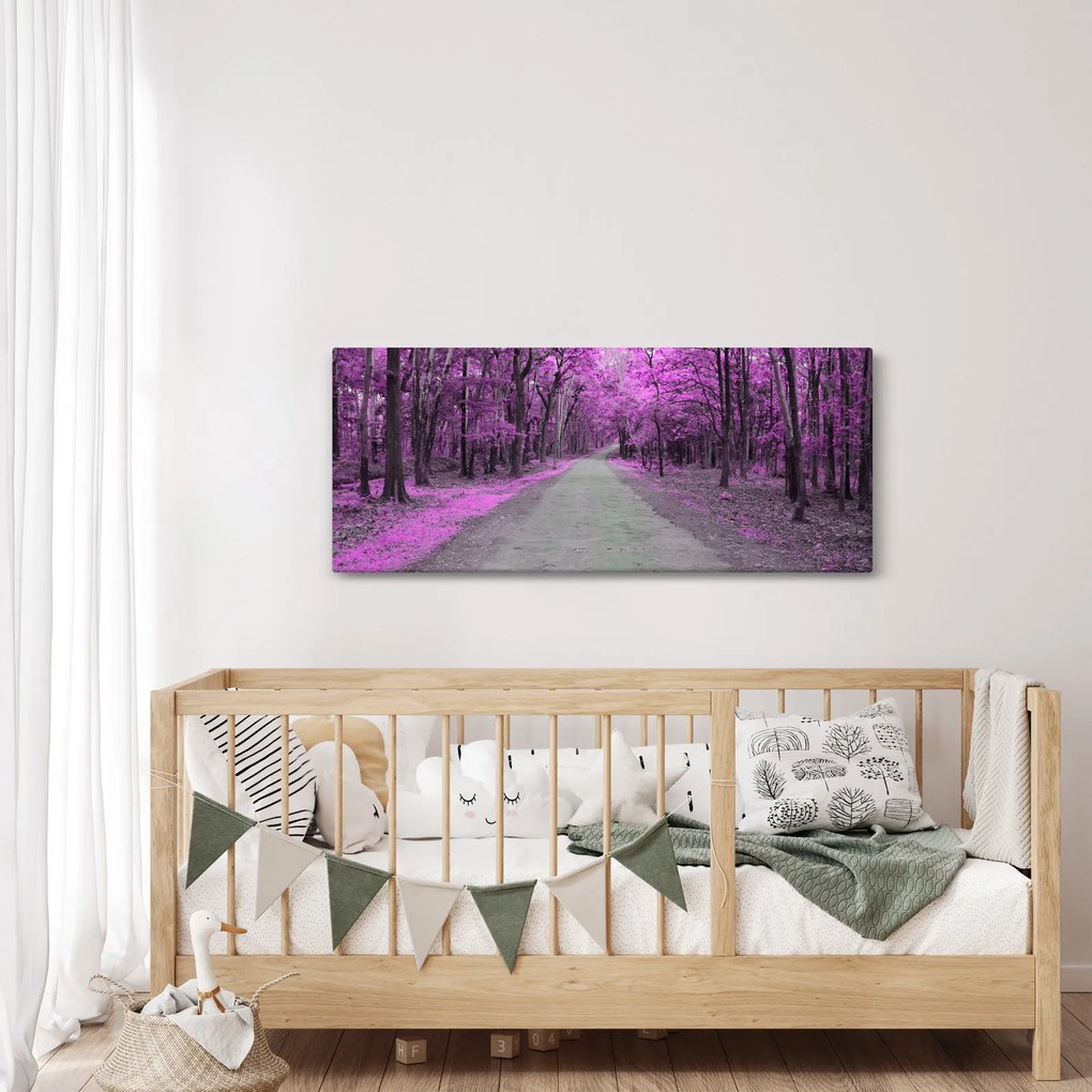 Obraz - Cesta parkom (120x50 cm)