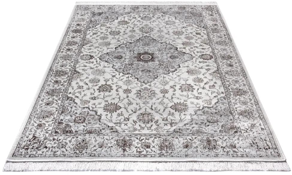 ELLE Decoration koberce DOPREDAJ: 135x195 cm Kusový koberec Ghazni 105040 Grey Cream - 135x195 cm