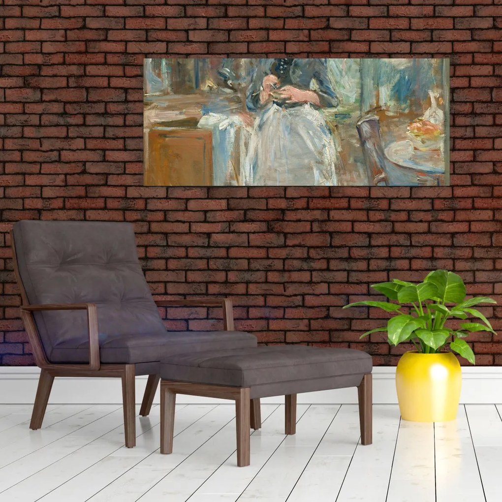 Obraz - Berthe Morisoti, In the Dining Room, reprodukcia (120x50 cm)