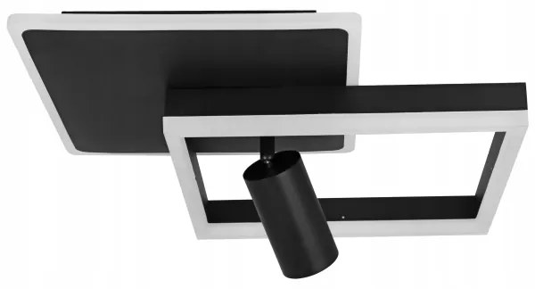 LED stropné svietidlo LED/38W/230V + 1xGU10/30W čierne