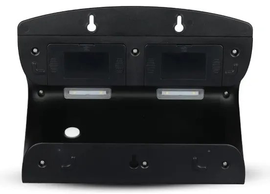 LED Solárne nástenné svietidlo so senzorom LED/7W/3,7V 4000K IP65 4000 mAh čierna