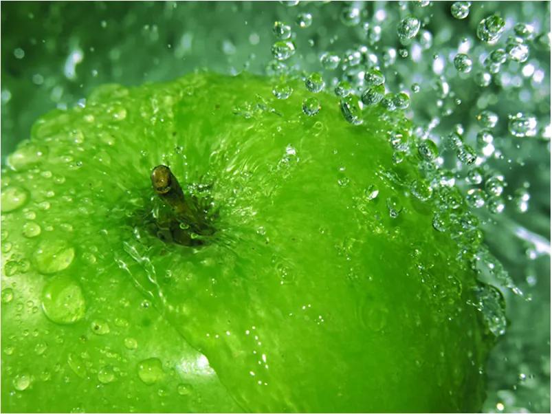 Fototapeta - Zelené jablko 200x154 + zadarmo lepidlo