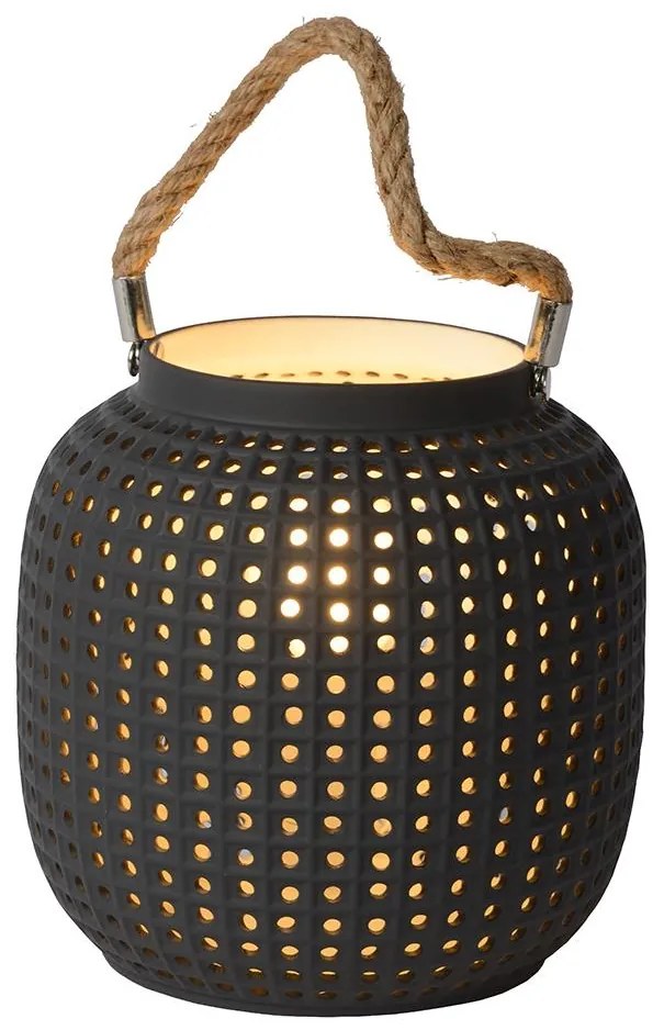 Lucide 13525/01/36 - Stolná lampa SAFIYA 1xE14/25W/230V antracit