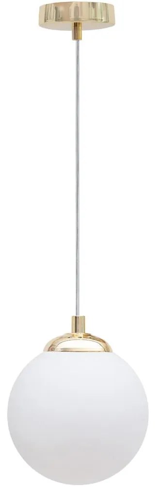 Luster na lanku FIRA 1xE27/60W/230V zlatá