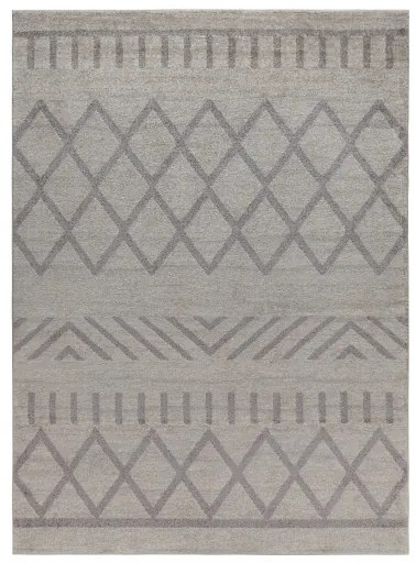 Koberec SOFT 8034 ETHNO BOHO krémová / svetlo hnedá