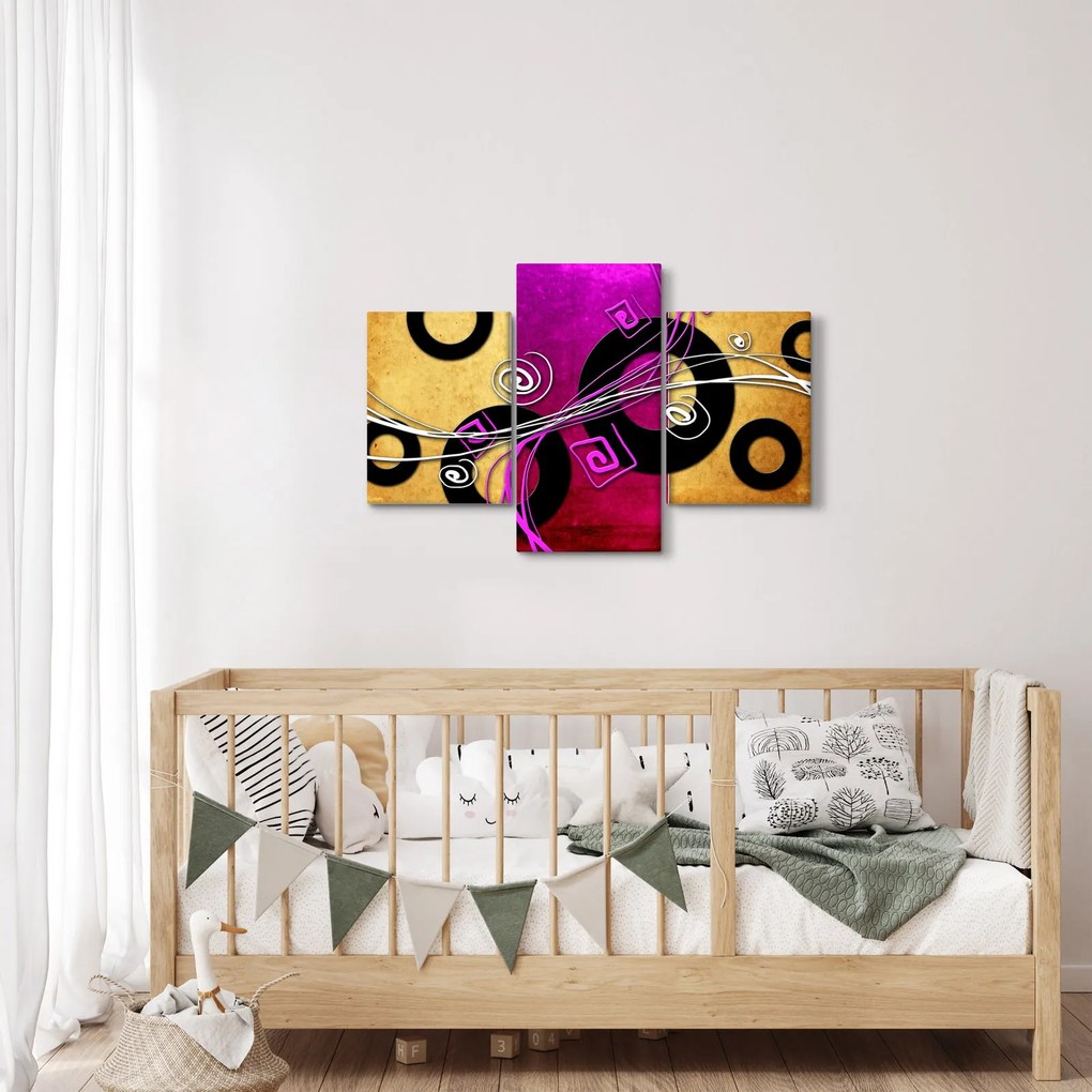 Obraz abstrakcie (90x60 cm)