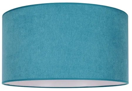 Duolla - Stropné svietidlo BRISTOL 1xE27/15W/230V pr. 45 cm tyrkysová/biela