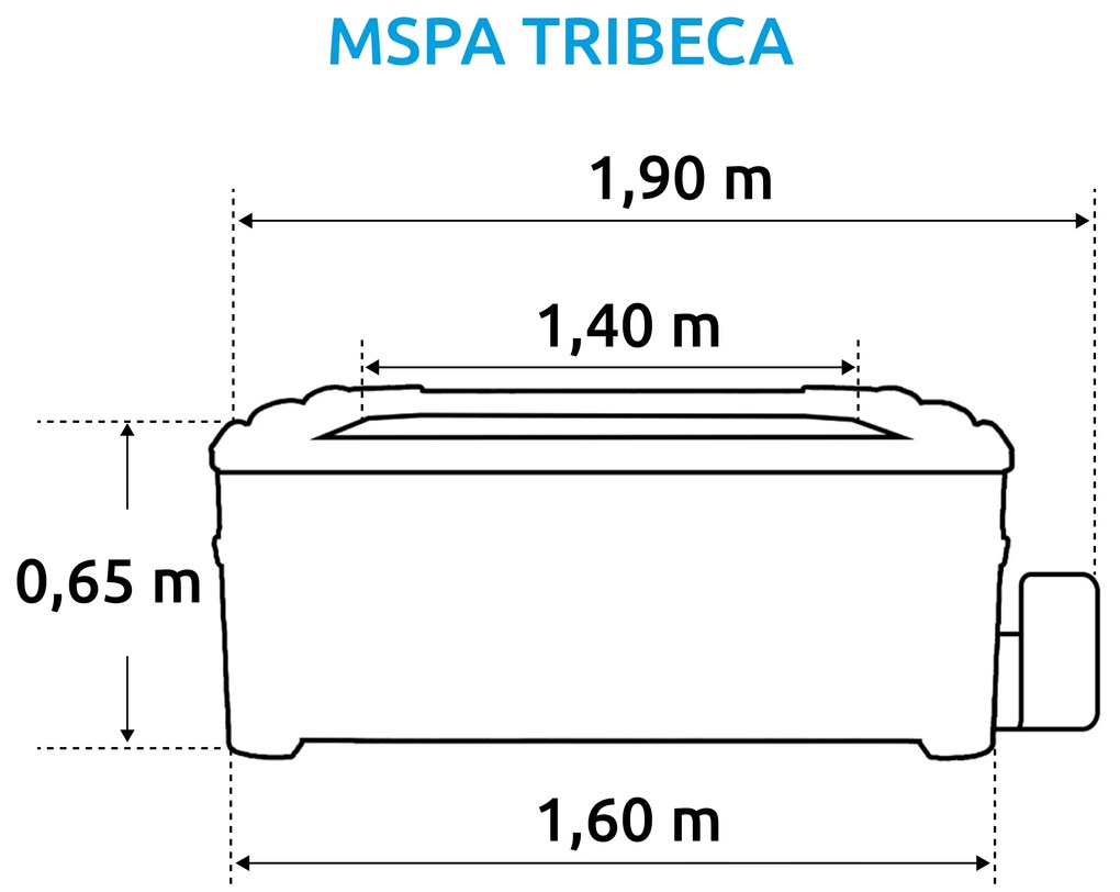 Mspa | Vírivý bazén MSPA Tribeca F-TR062W | 11400268