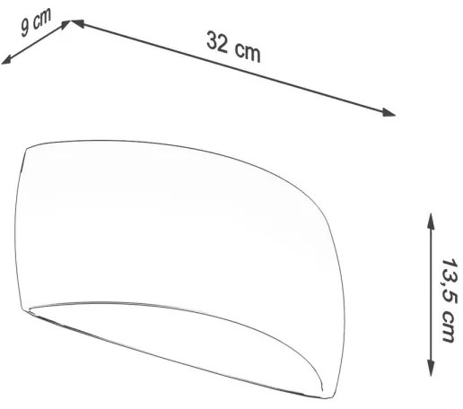 Sollux SL.1025 - Nástenné svietidlo PONTIUS 1xG9/40W/230V lesklá biela