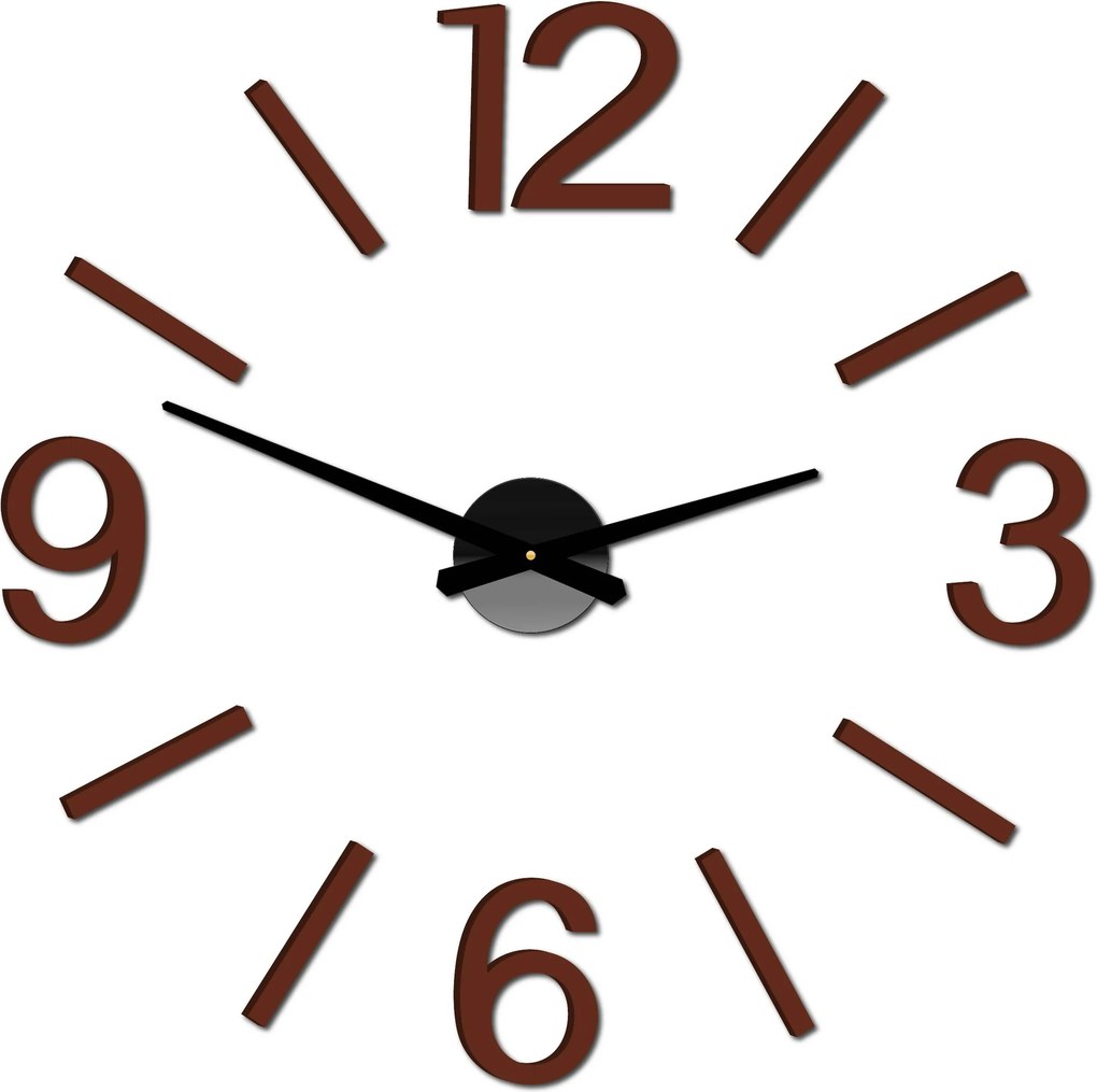 SENTOP | Nalepovacie nástenné hodiny do obývačkay | SENTOP X0067-Wall clock 2D HEU+ analógové
