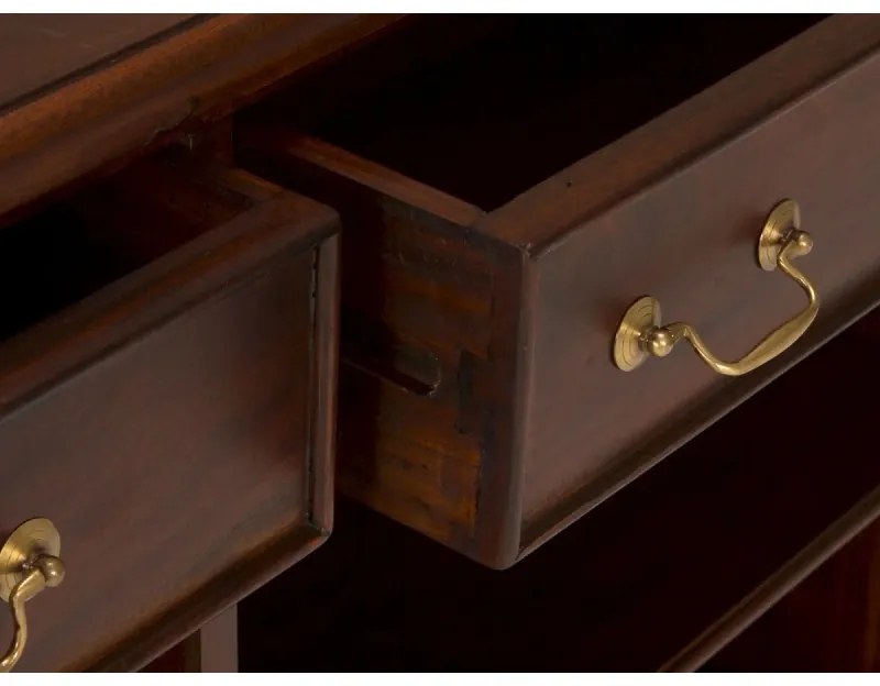 furniture-nabytek.cz - Masívny príborník Cambridge I z mahagónu, lakovaný, hnedý
