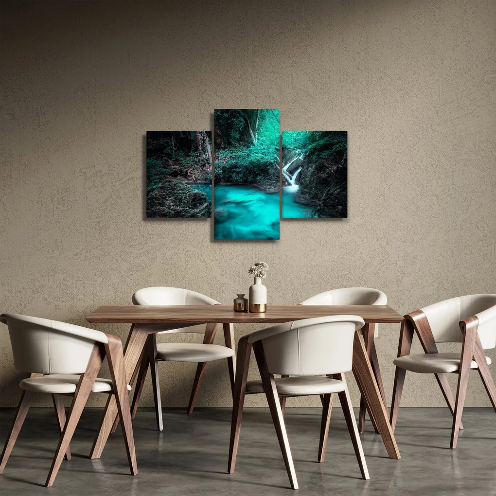 Obraz - Tyrkysové jazero (90x60 cm)