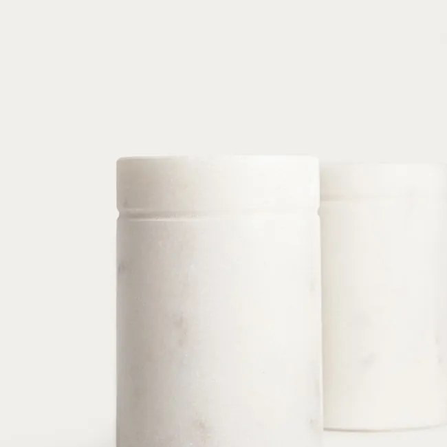 Sada dvoch koreničiek MARBLE mramorové 776786