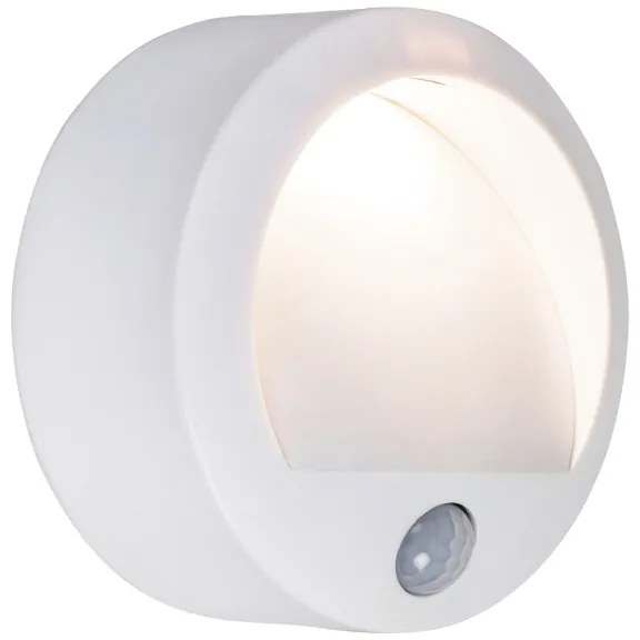 Rabalux 7980 - LED Vonkajšie nástenné svietidlo so senzorom AMARILLO LED/1,5W/3xAA IP44 biela