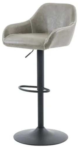 Barová stolička Autronic 51x108 cm sivá ekokoža AUB-716 GREY3