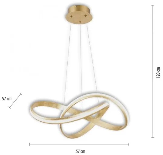 Paul Neuhaus 8291-12 - LED Stmievateľný luster na lanku MELINDA LED/30W/230V