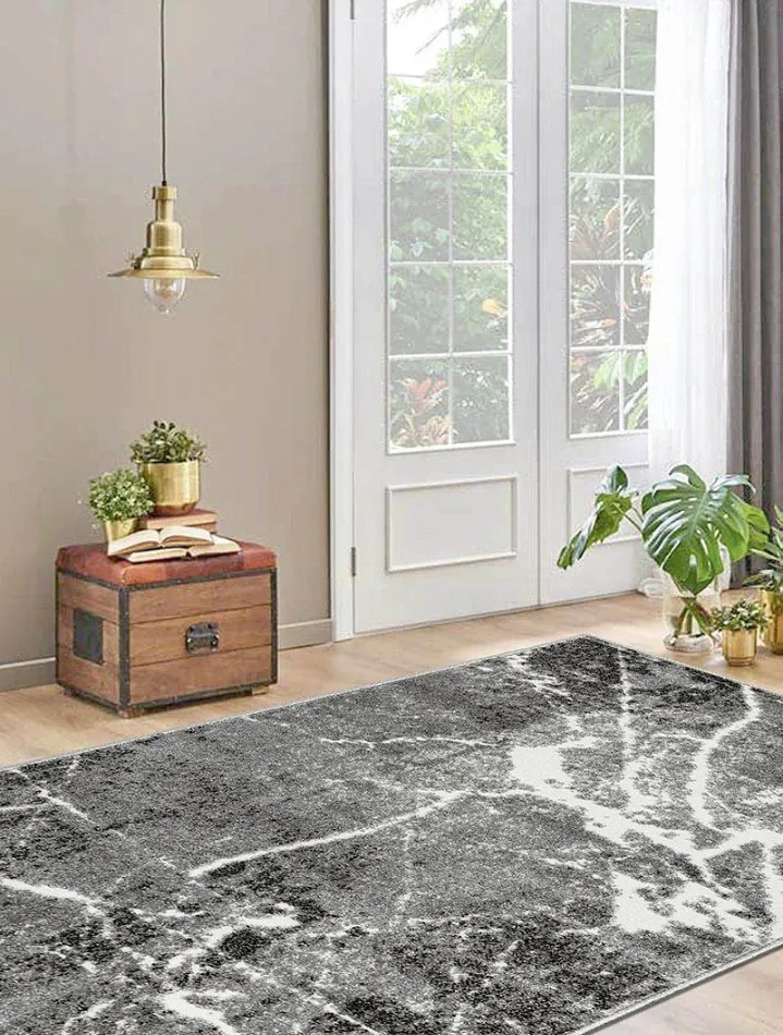 Kusový koberec Victoria 8002-644, 160x230, šedá, chodba / predsieň, B-line