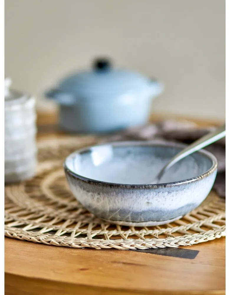 Sivá miska z kameniny 525 ml Paula – Bloomingville