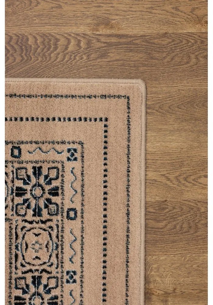 Béžový vlnený koberec 133x180 cm Joanne – Agnella