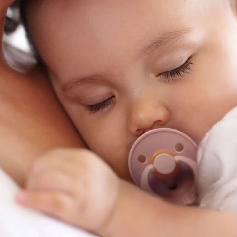 BIBS Colour cumlíky, kaučuk NOČNÉ 2ks - veľkosť 1 - Iron Baby blue