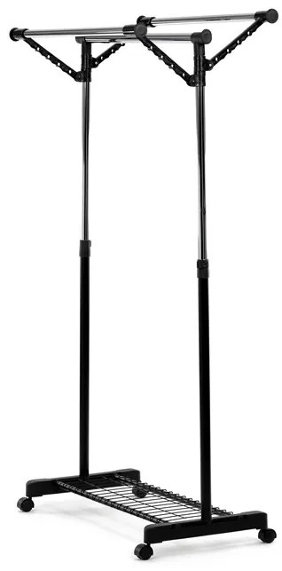 Autronic BONTEC Stojan na šaty, kov, čierna, 84521 BK Farba: Čierna