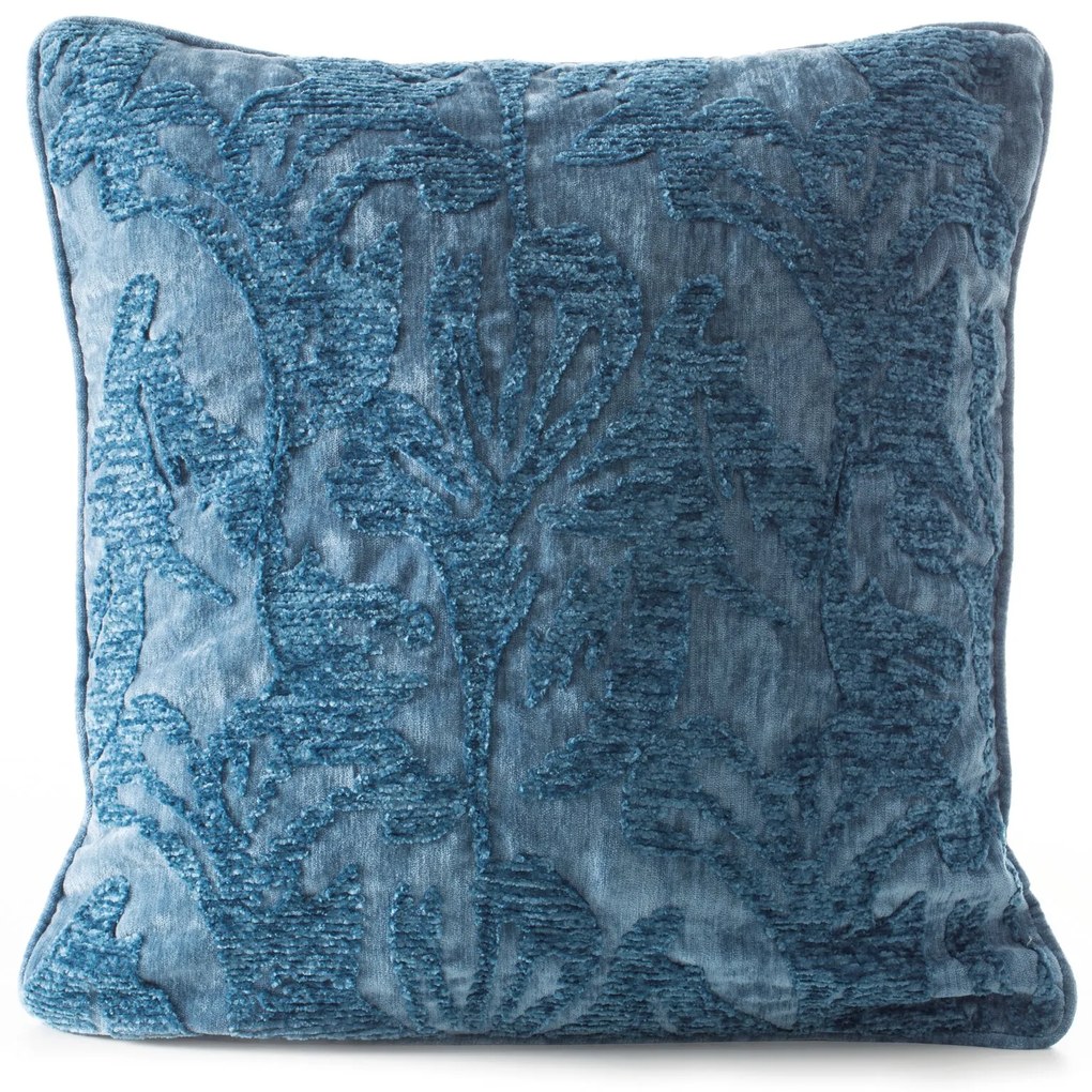 DEKORAČNÁ OBLIEČKA NA VANKÚŠ DORI 45X45 CM MODRÁ