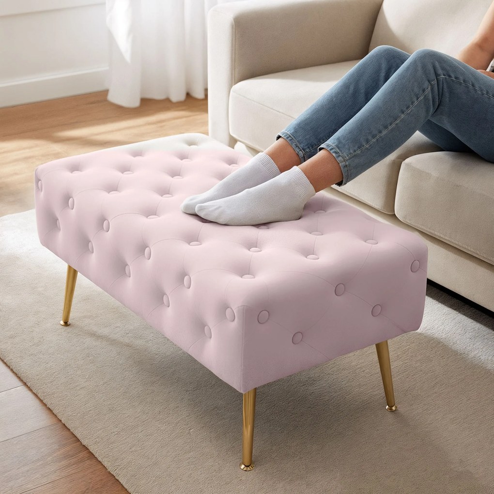 Taburet Madrid růžový