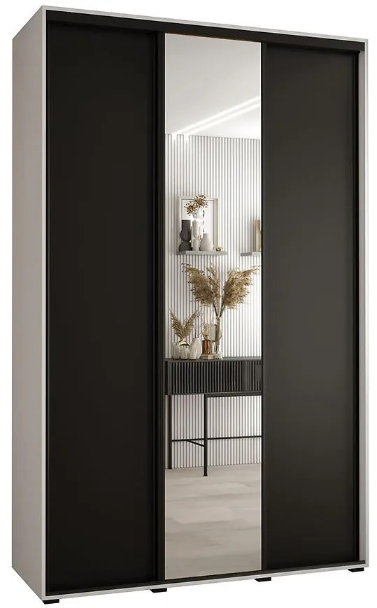 Skriňa 45 Canaris 3 160 biela/čierna/čierna