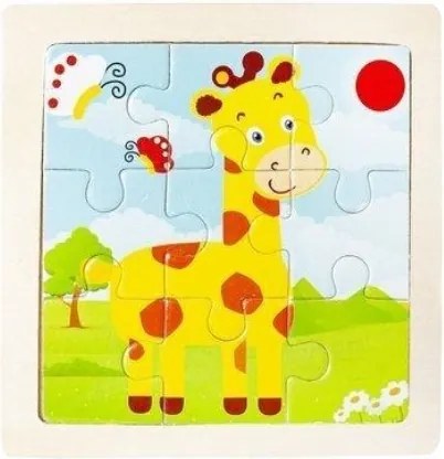 Drevené puzzle 10973 sada 4 kusy