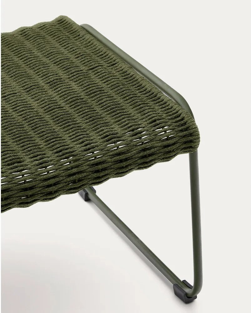 Zelená záhradná podnožka Maurina – Kave Home