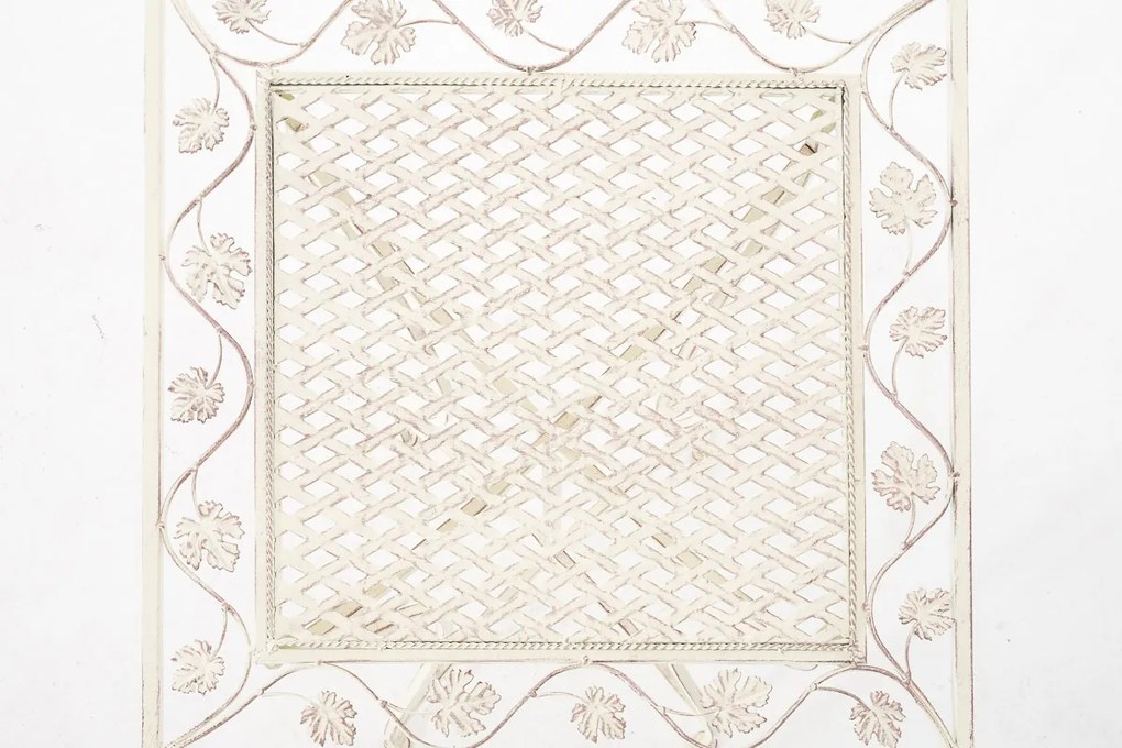 Kovový stôl GS19599 - Krémová antik