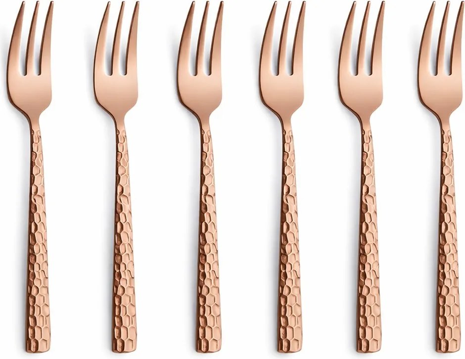 Amefa 6-dielna sada vidličiek Felicity, ružová