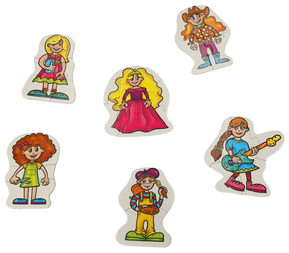 KIK ALEXANDER Puzzle pre batoľatá - dievčatá