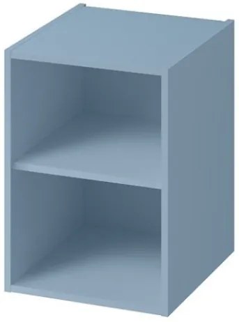 Cersanit Larga, závesná modulárna otvorená skrinka 40cm, modrá, S932-091