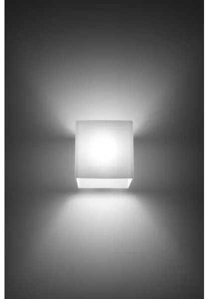 Sollux SL.0212 - Nástenné svietidlo RICO 1xG9/40W/230V sklo/biela