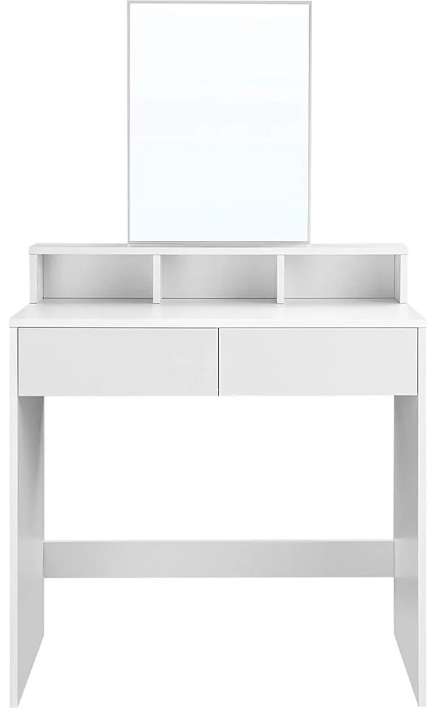 Toaletný stolík VANESA, 80x40x140cm, biela Jurhan