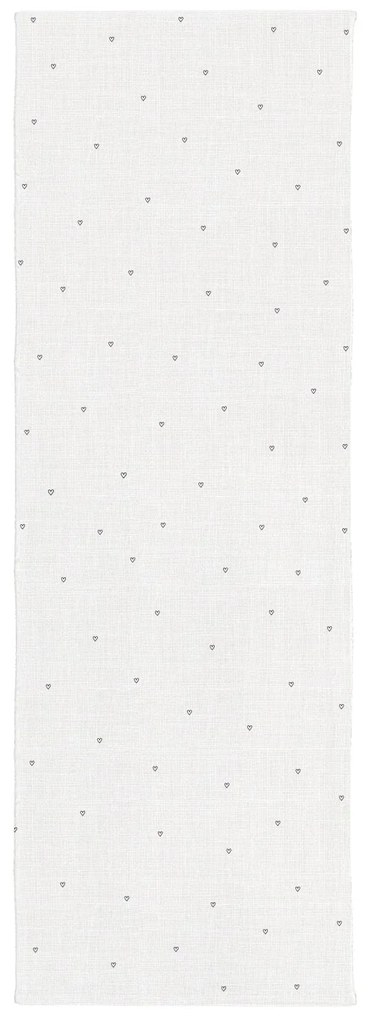 Eulenschnitt Ľanový behúň na stôl Hearts 140 x 40 cm